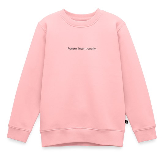 Future Intentionally Kids’ Premium Organic Sweatshirt - rose
