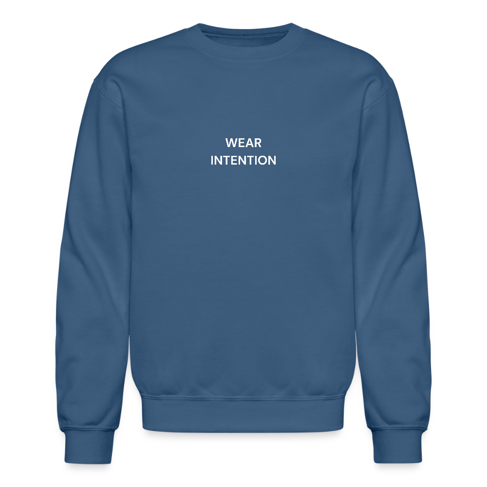 Wear Intention Unisex Crewneck Sweatshirt - indigo blue