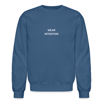 Wear Intention Unisex Crewneck Sweatshirt - indigo blue