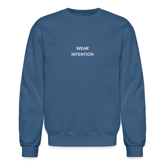 Wear Intention Unisex Crewneck Sweatshirt - indigo blue