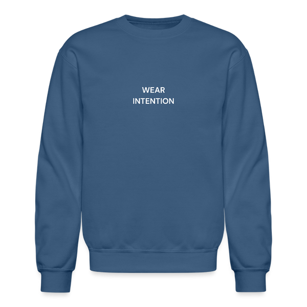 Wear Intention Unisex Crewneck Sweatshirt - indigo blue
