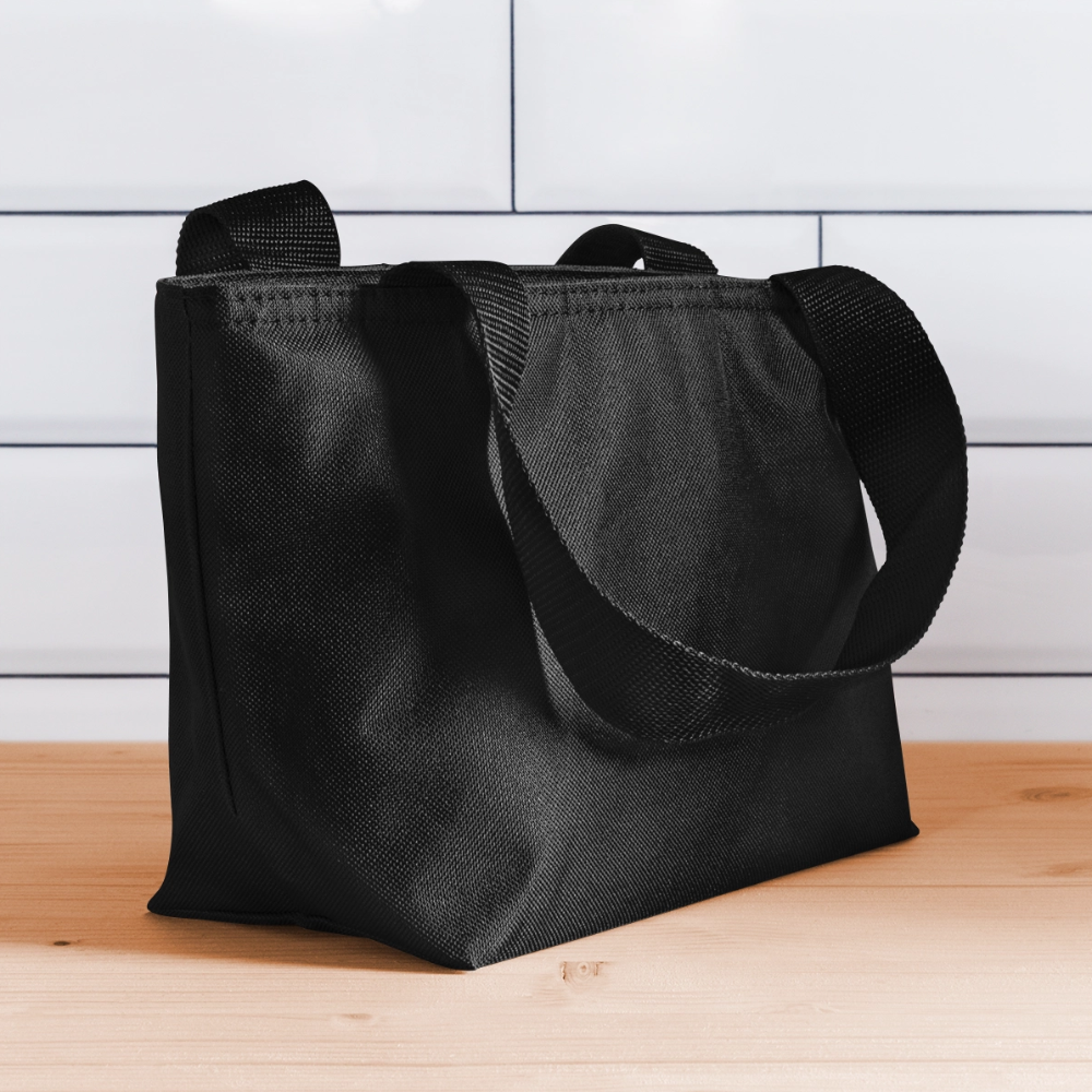 Wear Intention Recycled Insulated Lunch Bag - black