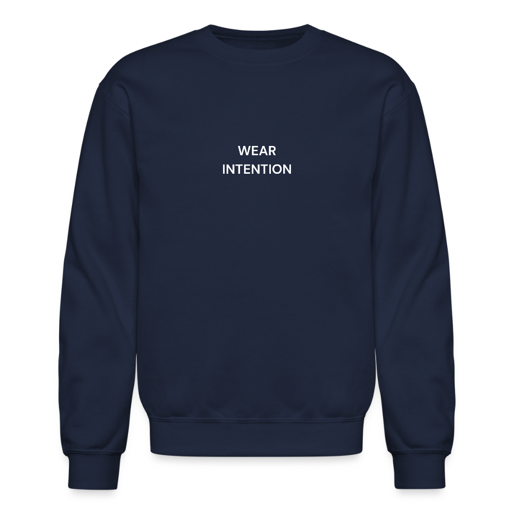 Wear Intention Unisex Crewneck Sweatshirt - navy