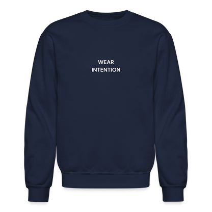 Wear Intention Unisex Crewneck Sweatshirt - navy