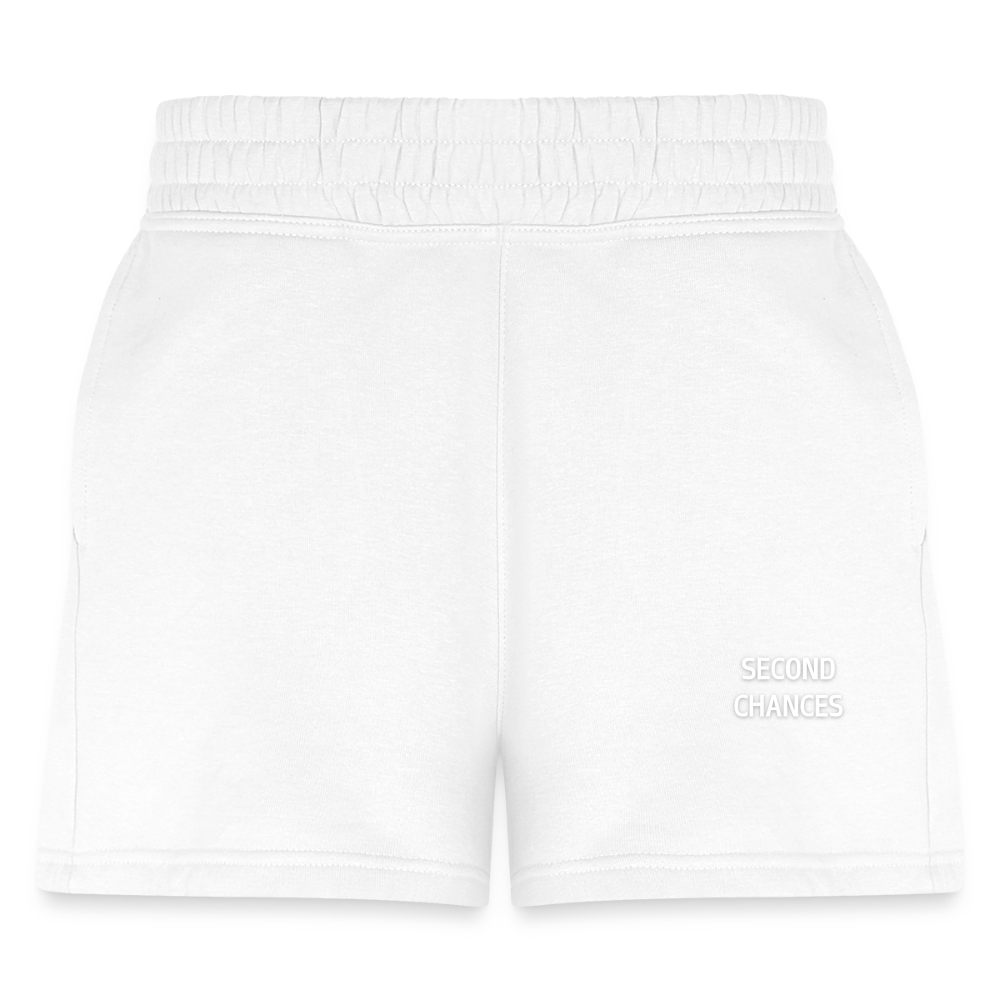 Second Chances Women's Jogger Short - white
