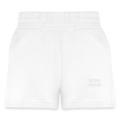Second Chances Women's Jogger Short - white