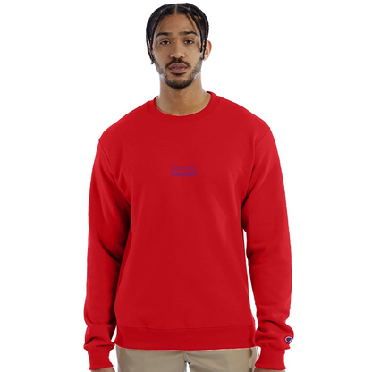 Born With Intention Crewneck Sweatshirt - Scarlet