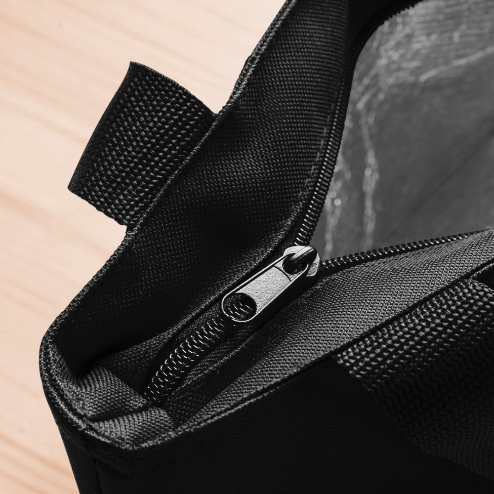Wear Intention Recycled Insulated Lunch Bag - black