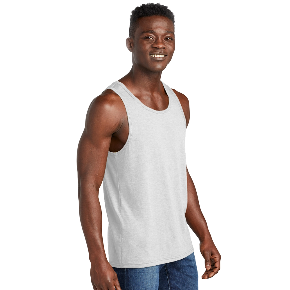 Wear Intention Unisex Tri-Blend Organic Tank - white