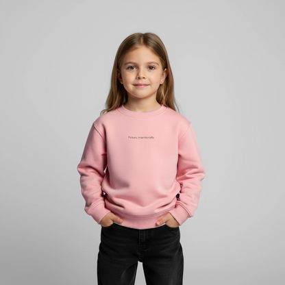 Future Intentionally Kids’ Premium Organic Sweatshirt - rose