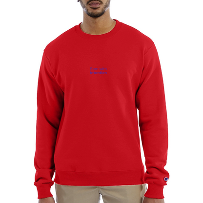 Born With Intention Crewneck Sweatshirt - Scarlet