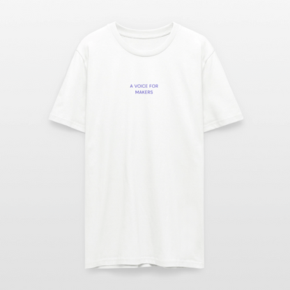 A Voice for Makers Stanley/Stella Crafter Unisex Organic T-Shirt - white