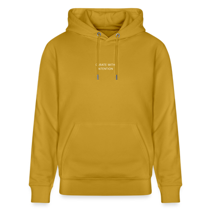 Curate with Intention Heavyweight Unisex Hoodie Cruiser - ochre