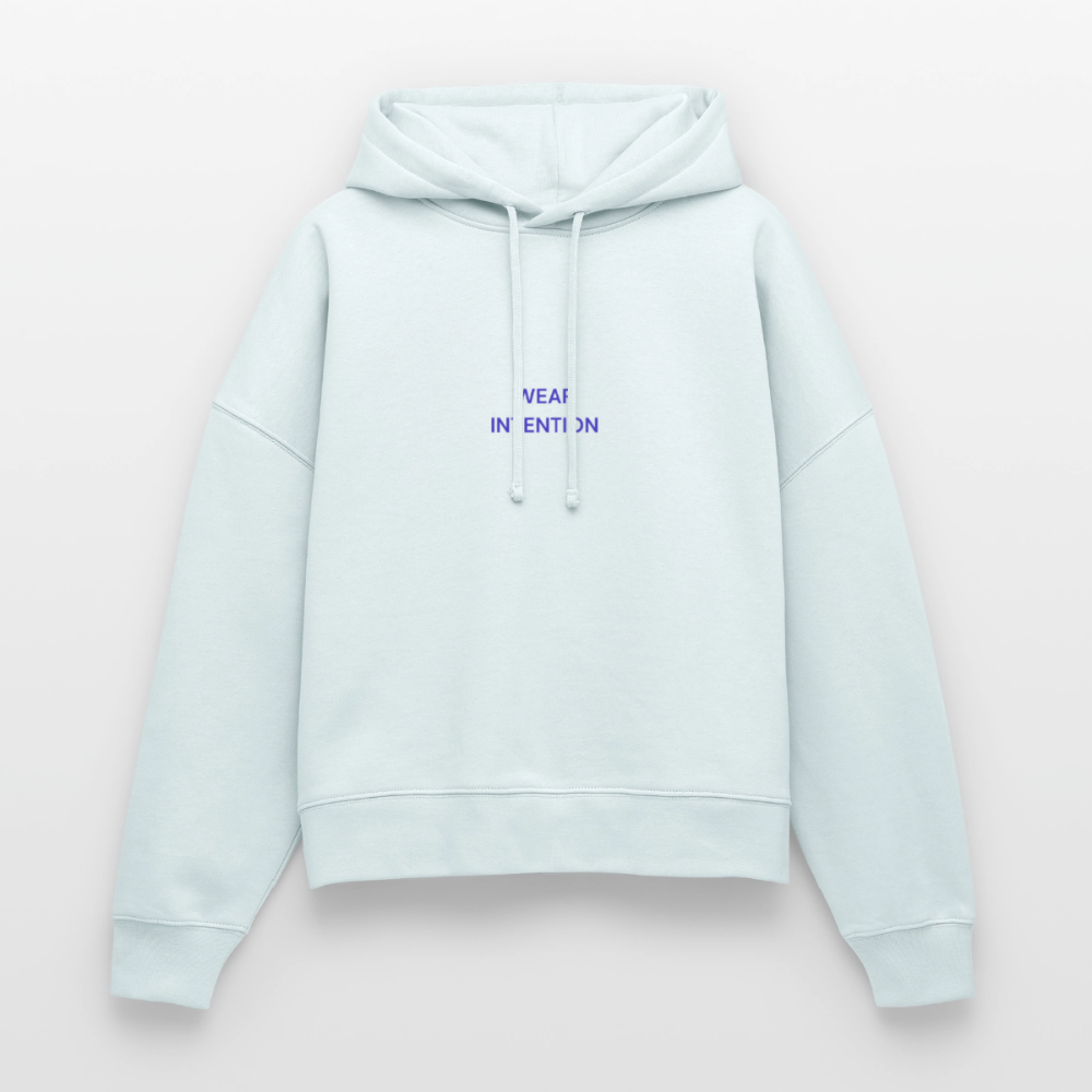 Wear Intention Stanley/Stella Nora Women's Organic Hoodie - blue ice