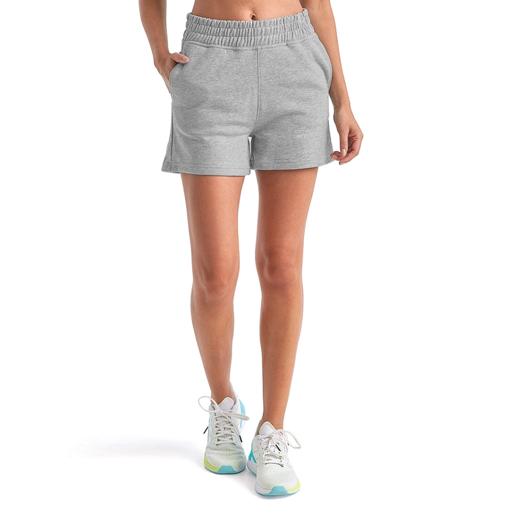 Second Chances Women's Jogger Short - heather gray