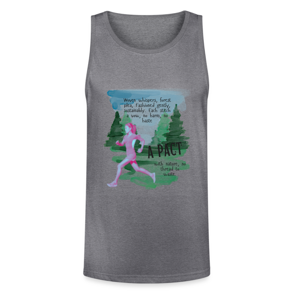 Women's Organic Cotton Camisole Tank (Tri-Blend) - heather gray