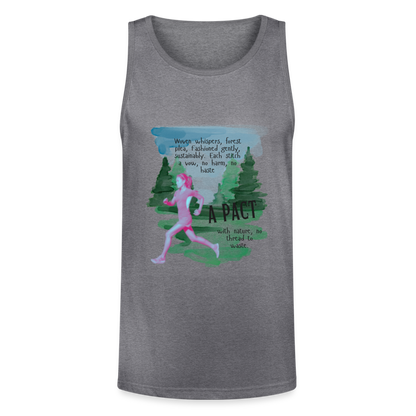 Women's Organic Cotton Camisole Tank (Tri-Blend) - heather gray
