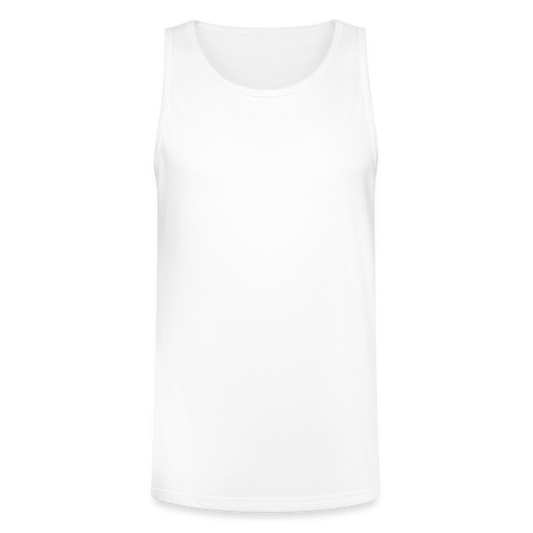 Wear Intention Unisex Tri-Blend Organic Tank - white