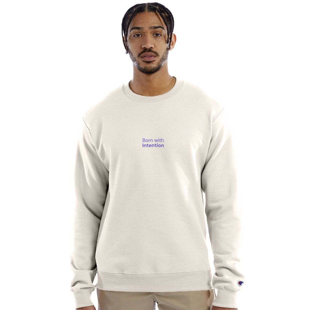 Born With Intention Crewneck Sweatshirt - Sand