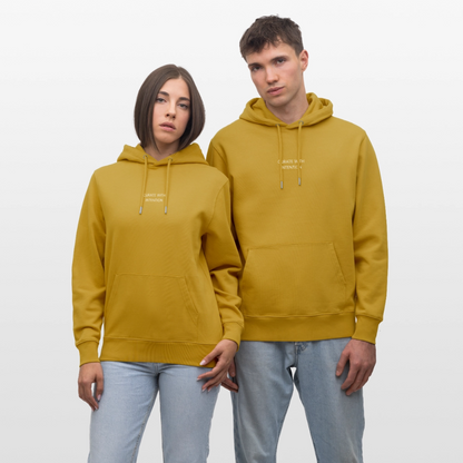 Curate with Intention Heavyweight Unisex Hoodie Cruiser - ochre