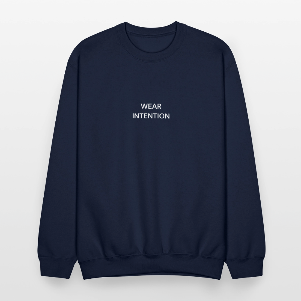 Wear Intention Unisex Crewneck Sweatshirt - navy