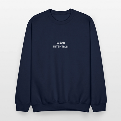 Wear Intention Unisex Crewneck Sweatshirt - navy