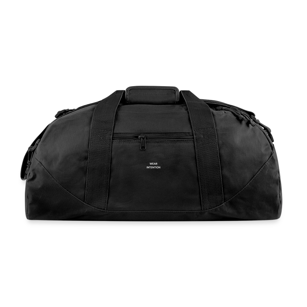 Wear Intention Recycled Duffel Bag - black