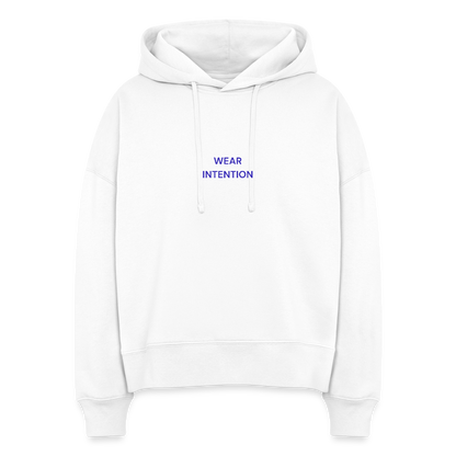 Wear Intention Stanley/Stella Nora Women's Organic Hoodie - white