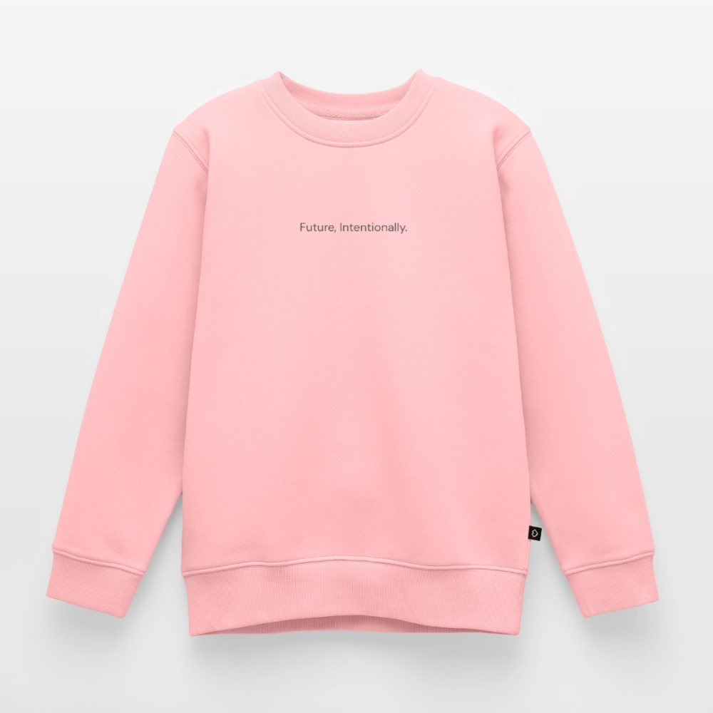 Future Intentionally Kids’ Premium Organic Sweatshirt - rose