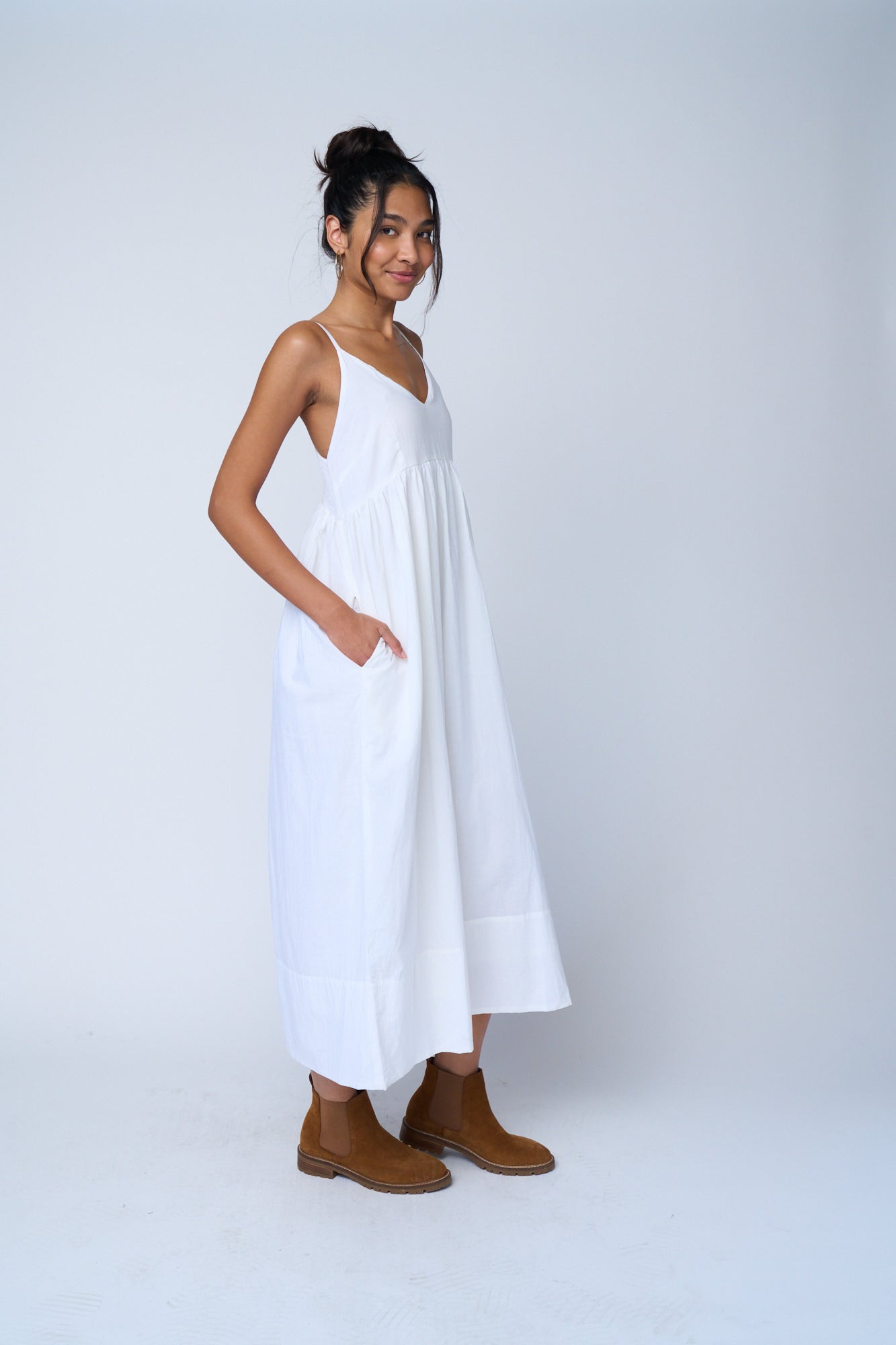 Vestido Hamptons - Blanco Natural