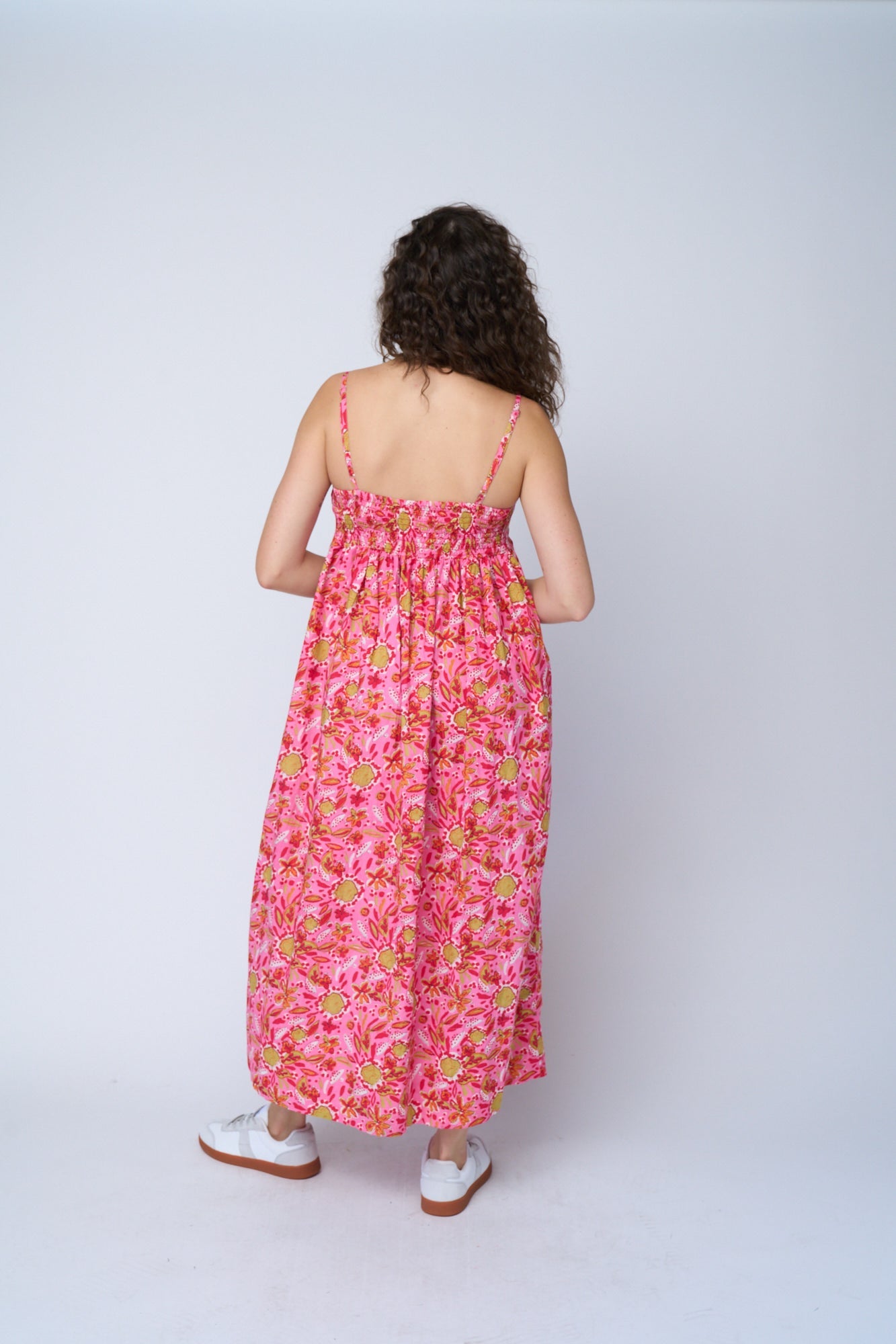 Vestido Hamptons - Mira Floral Rosa