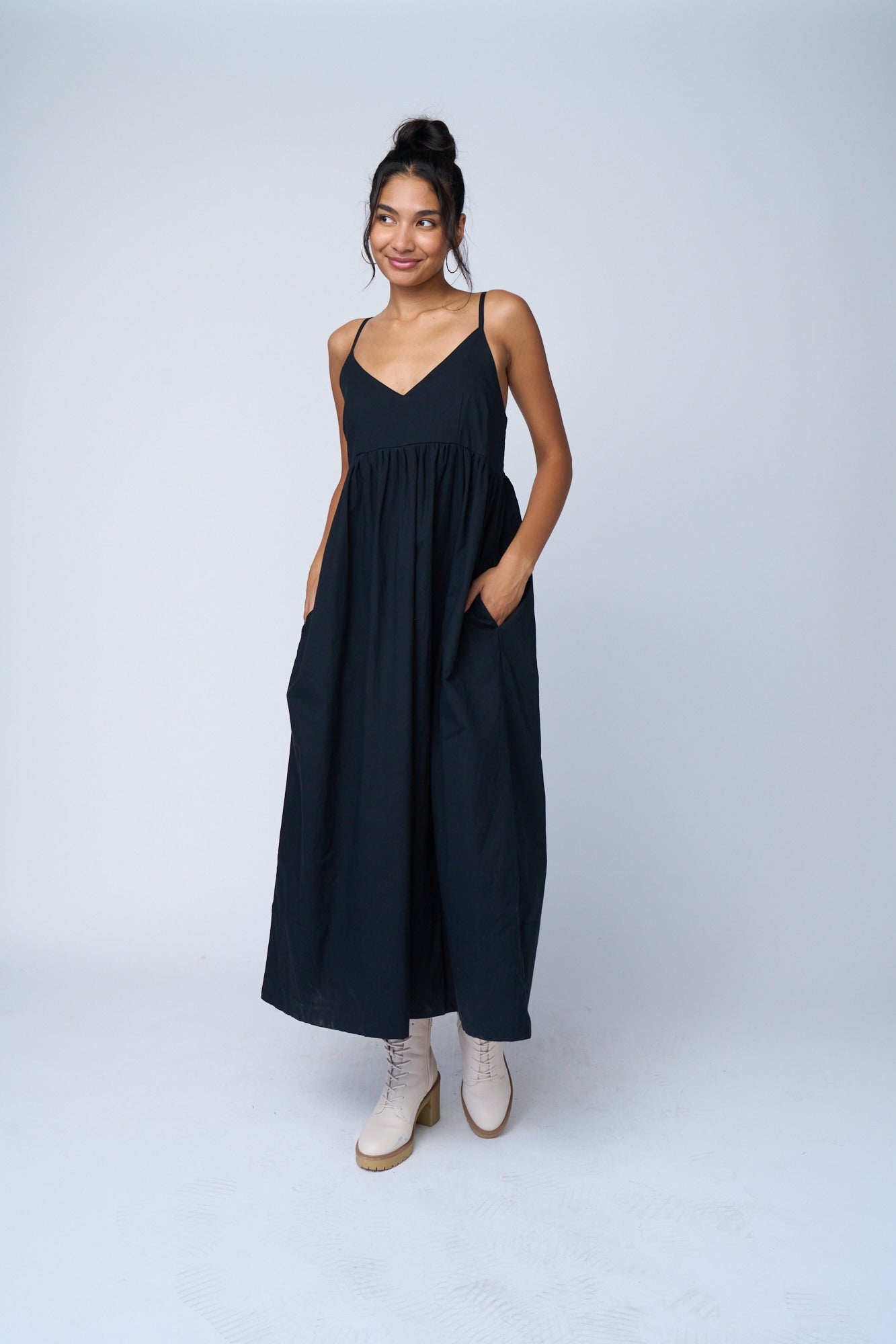 Vestido Hamptons - Negro