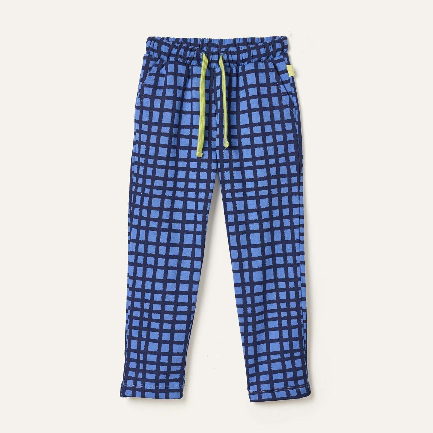 Blue Grid Jogger