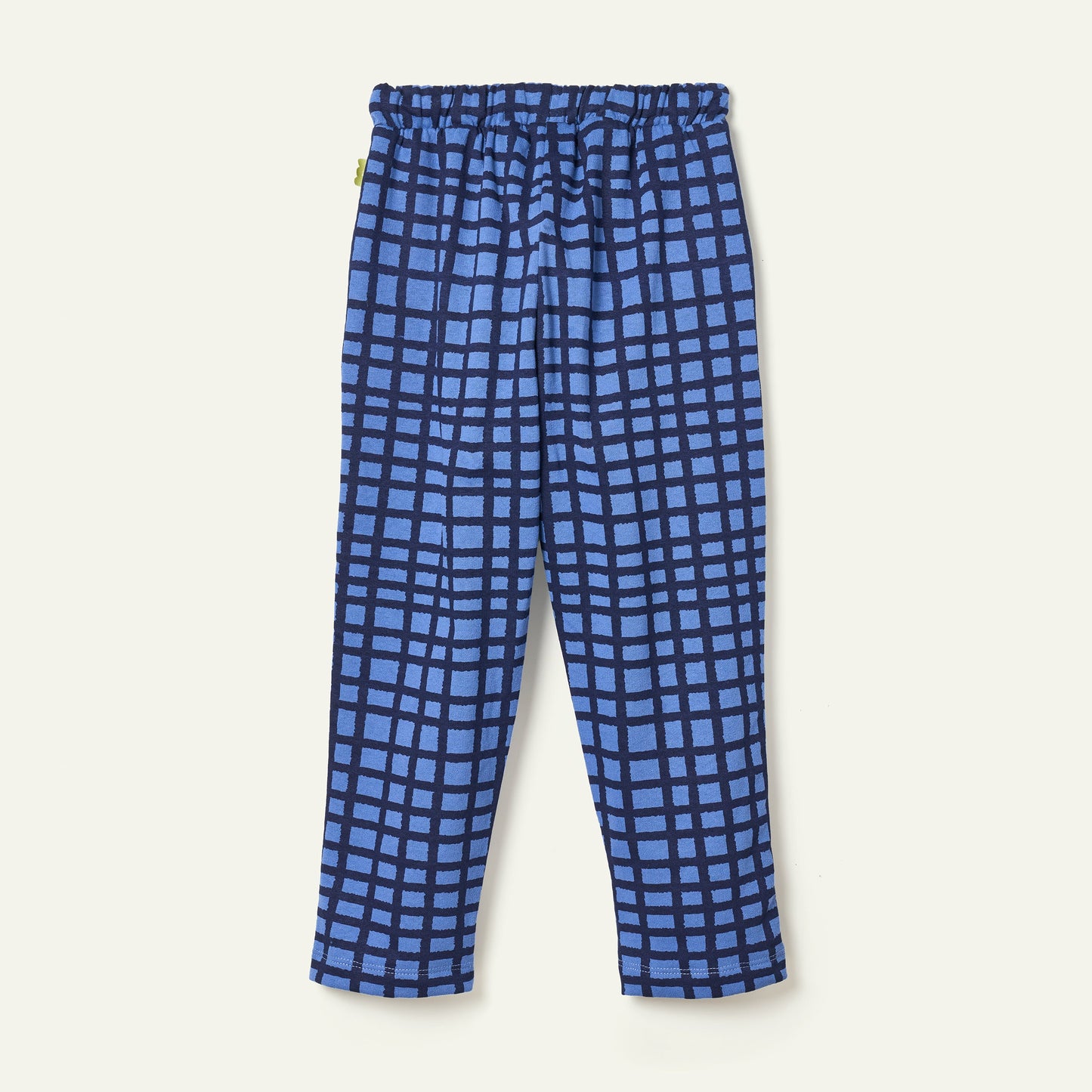 Blue Grid Jogger