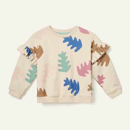 Autumn Ruffle Sweatshirt