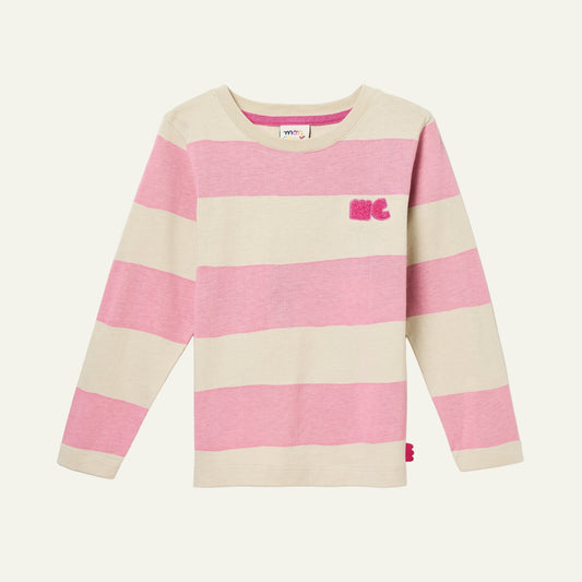 Pink Rugby Stripe T-Shirt