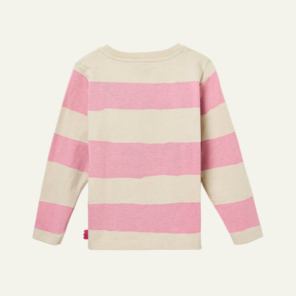 Pink Rugby Stripe T-Shirt