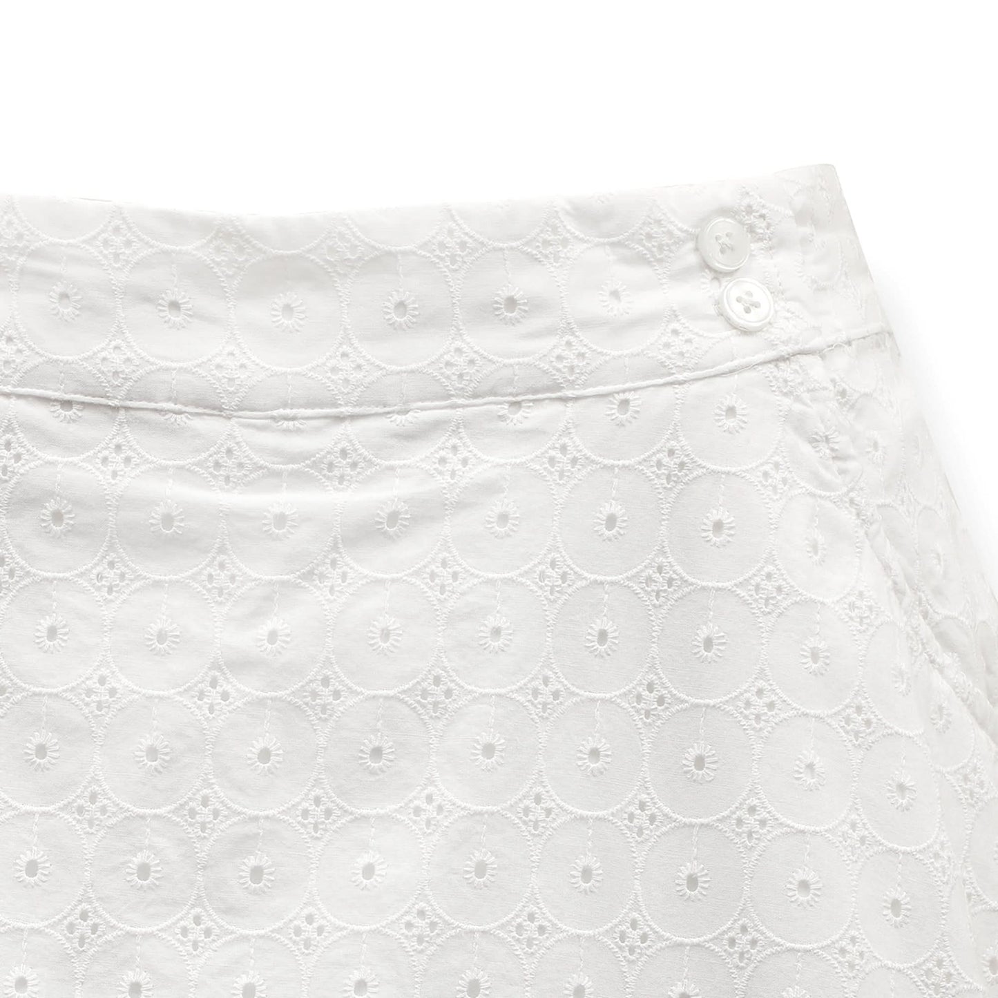 Organic Eyelet Skort
