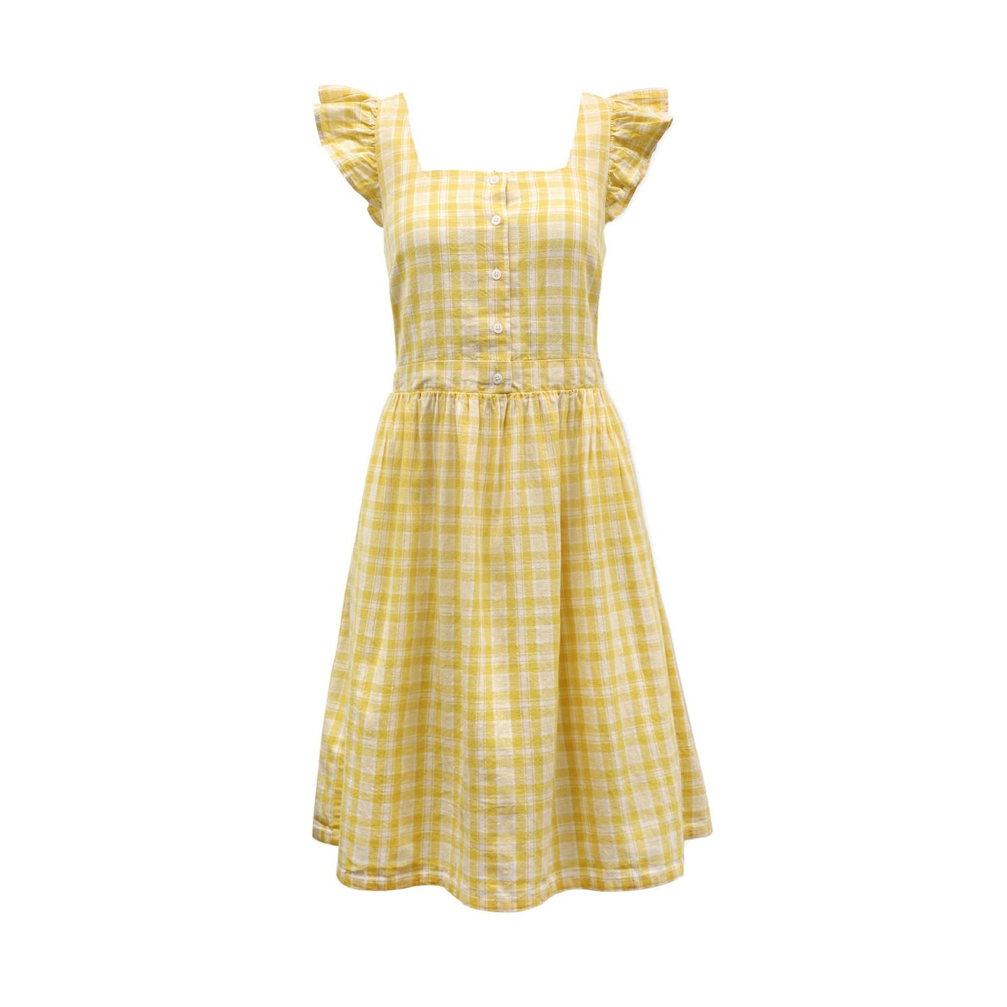 Vestido de sol con mangas mariposa