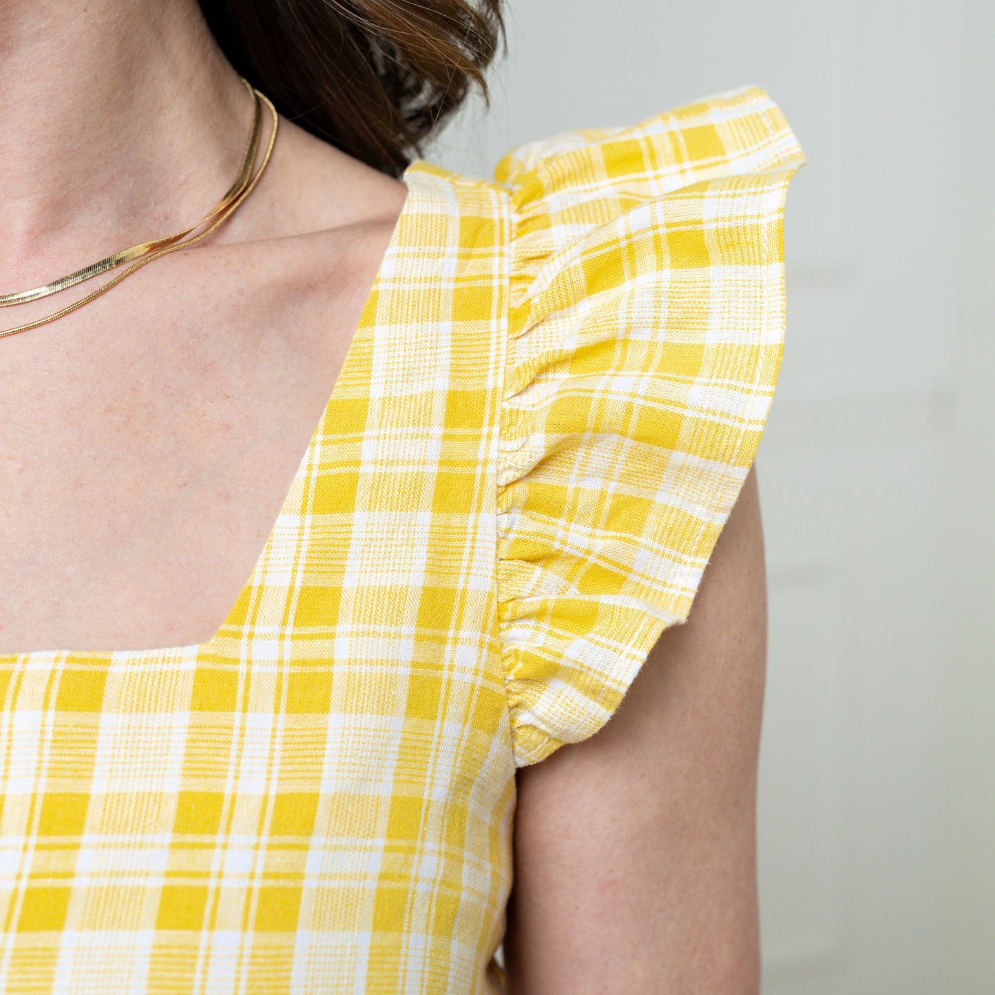 Vestido de sol con mangas mariposa