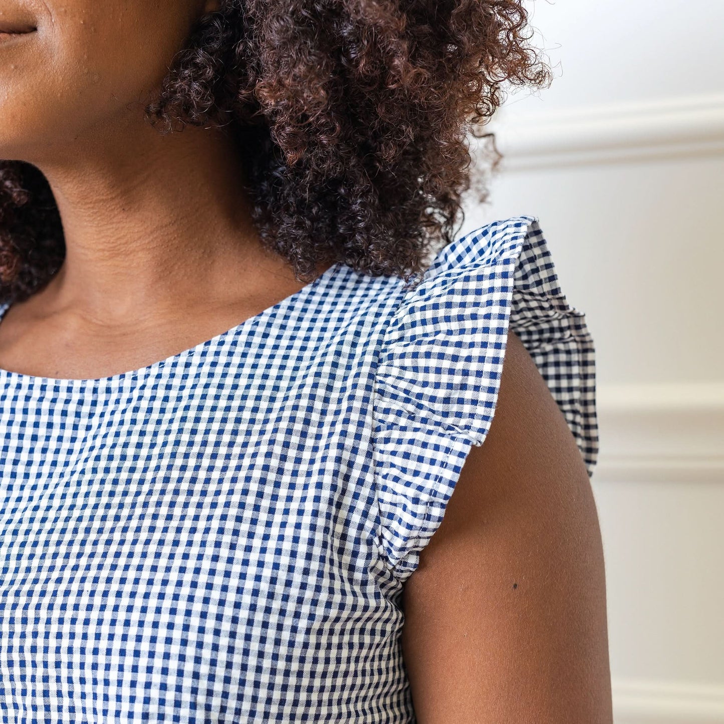 Flutter Sleeve Organic Tiered Dress