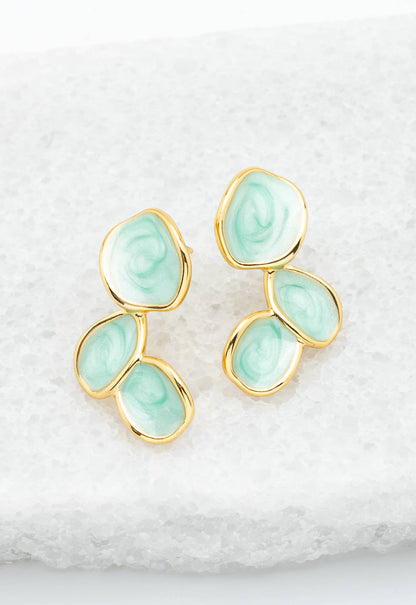 Aretes Hope Echo en Menta
