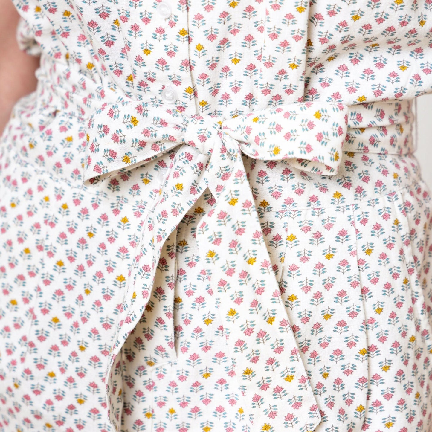 Romper halter con botones delanteros
