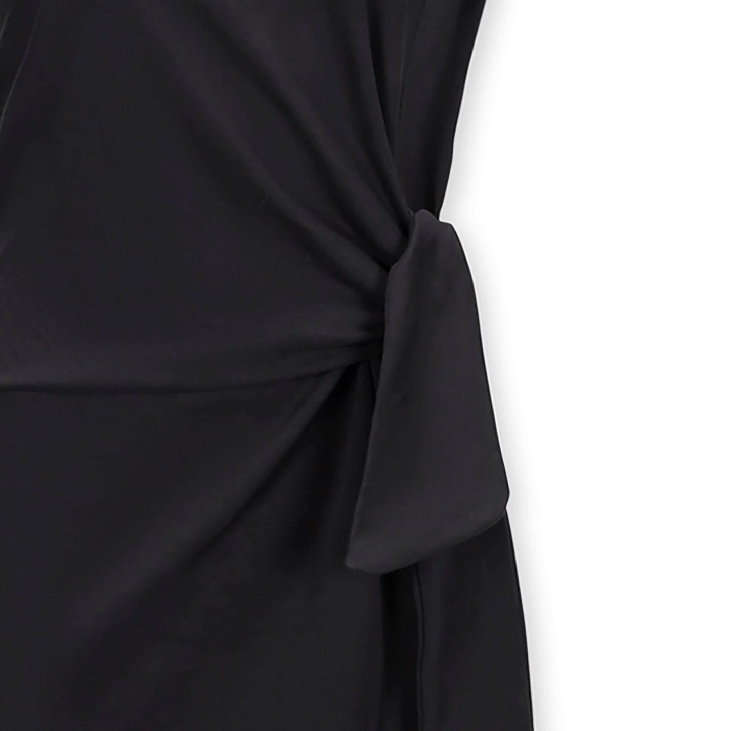 Vestido Midi de Punto Orgánico con Lazo