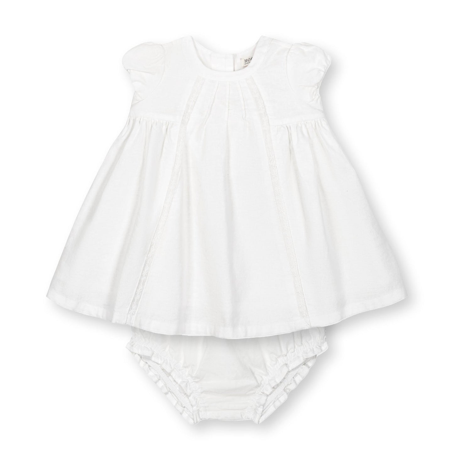 Vestido de lino fruncido para ocasiones especiales