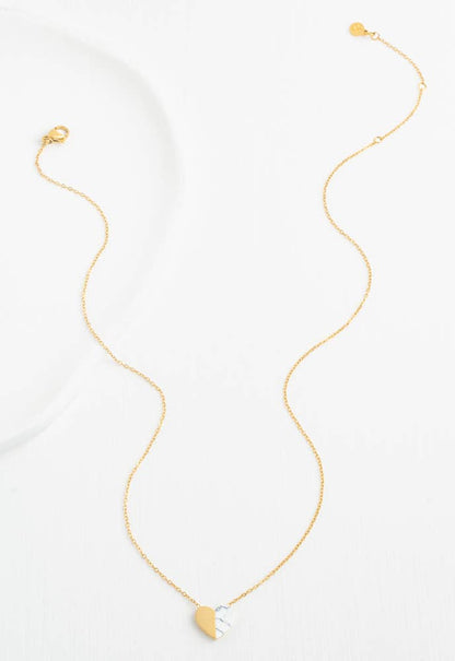Collar con corazón Alexis Gold