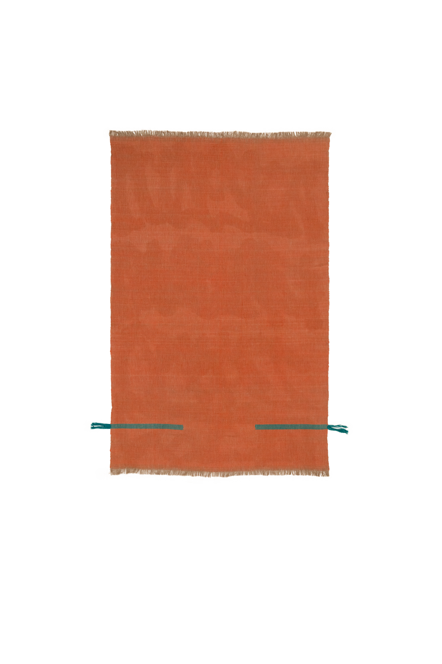 Manta de Pashmina y Lana Merina Tejida a Mano 46" × 75"