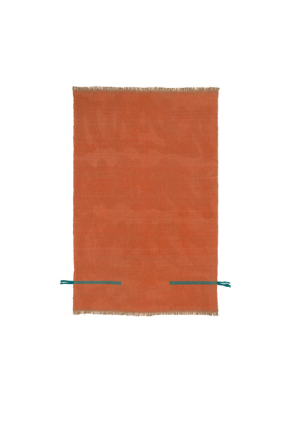 Manta de Pashmina y Lana Merina Tejida a Mano 46" × 75"