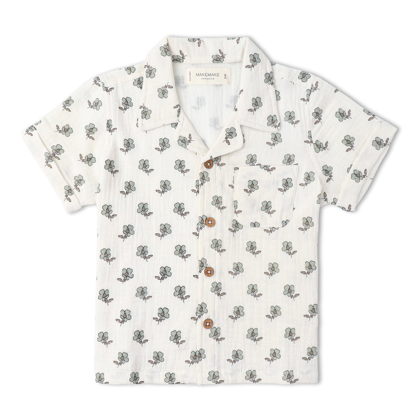 Conjunto de Camiseta y Shorts de Algodón Orgánico - Amapola