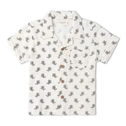 Conjunto de Camiseta y Shorts de Algodón Orgánico - Amapola